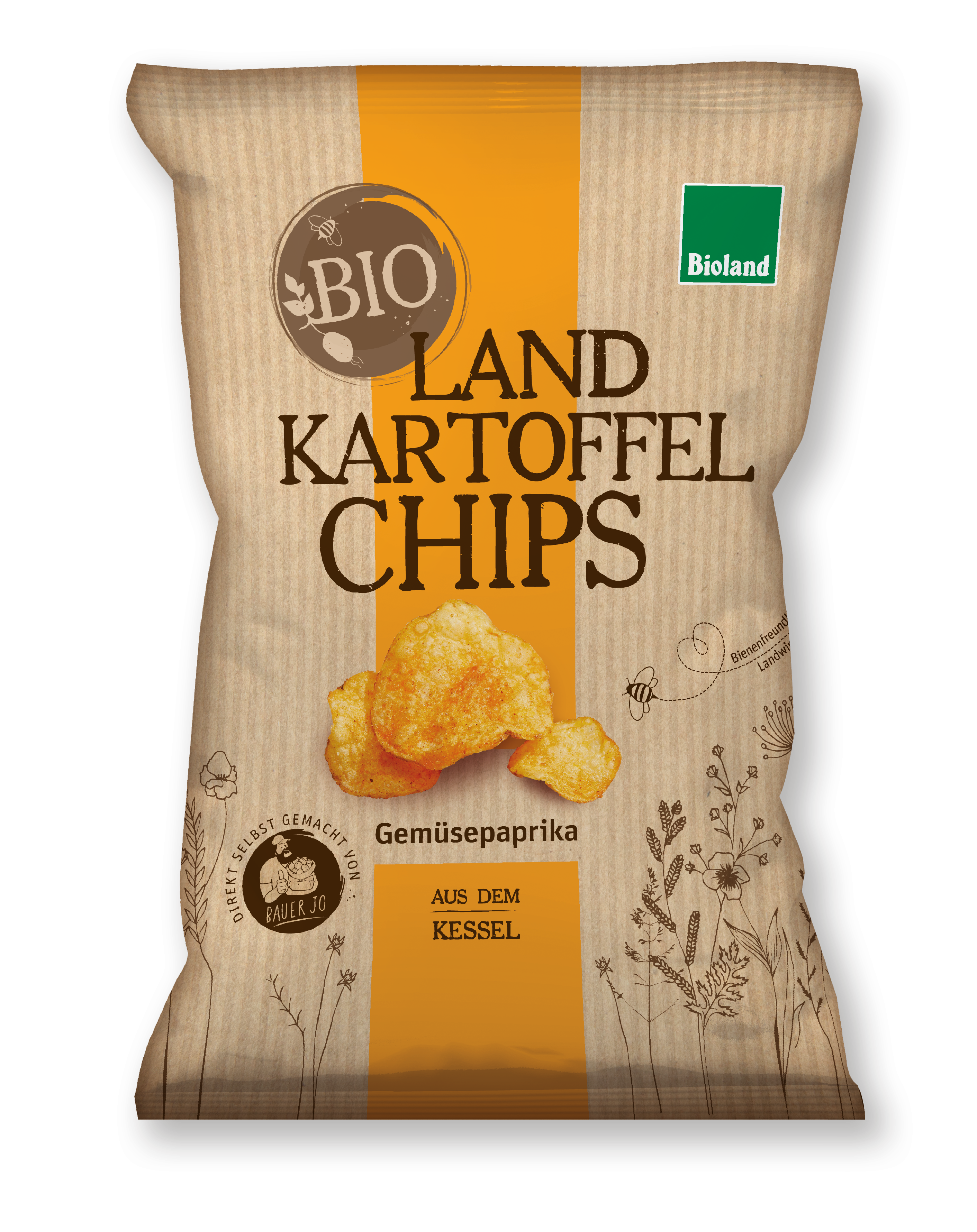 Kartoffelchips Gemüsepaprika