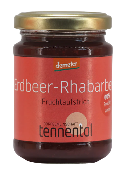 Erdbeer-Rhabarber Fruchtaufstrich